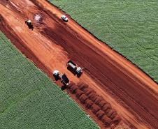 Obras da pavimentação de rodovias de Nova Aurora, Tupãssi e Cafelândia