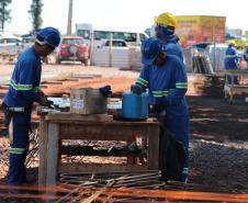 trabalhadores da pavimentação de rodovias de Nova Aurora, Tupãssi e Cafelândia
