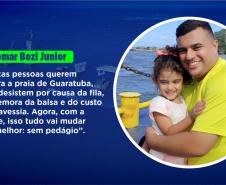 arte com fala e foto de fontes da reportagem