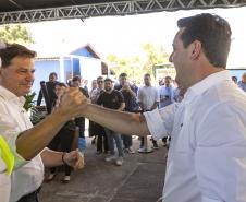 governador ratinho junior e secretario de infraestrutura