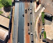 Obras do novo Trevo do Catuaí em Maringá