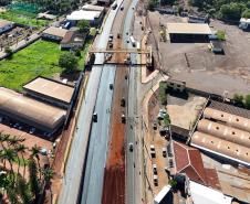 Obras do novo Trevo do Catuaí em Maringá