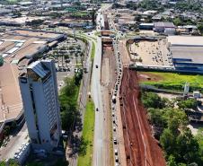 Obras do novo Trevo do Catuaí em Maringá