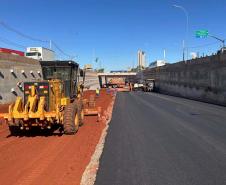 Obras do novo Trevo do Catuaí em Maringá