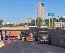 Obras do novo Trevo do Catuaí em Maringá