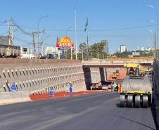 Obras do novo Trevo do Catuaí em Maringá