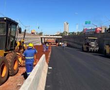 Obras do novo Trevo do Catuaí em Maringá