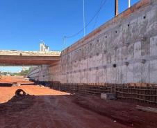 Obras do novo Trevo do Catuaí em Maringá