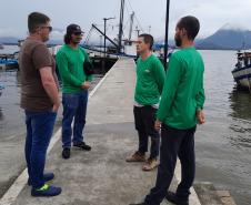 Acompanhamento técnico da atividade pesqueira na Baía de Guaratuba