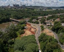 PR-160 obra de novo viaduto em Telêmaco Borba