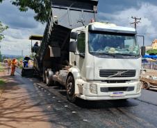  DER/PR realiza melhorias no pavimento de rodovia que dá acesso a Maravilha 