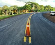  DER/PR realiza melhorias no pavimento de rodovia que dá acesso a Maravilha 