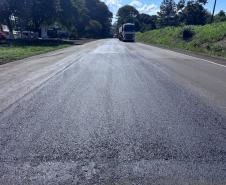 Rodovia entre Nova Tebas e Pitanga recebe serviços de conservação do DER/PR