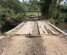 Estado e Cândido de Abreu vão construir nova ponte de concreto na zona rural