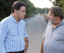 Com apoio do Estado, Teixeira Soares pavimenta centenária Estrada da Gruta