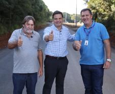Com apoio do Estado, Teixeira Soares pavimenta centenária Estrada da Gruta