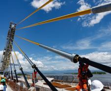 Iluminação, acessos e guarda-corpos: Ponte de Guaratuba entra na reta final de obras