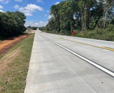 Restauração da PR-151 entre Ponta Grossa e Palmeira tem os primeiros quilômetros prontos