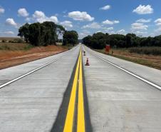 Restauração da PR-151 entre Ponta Grossa e Palmeira tem os primeiros quilômetros prontos