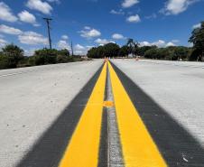 Restauração da PR-151 entre Ponta Grossa e Palmeira tem os primeiros quilômetros prontos