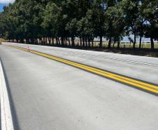 Restauração da PR-151 entre Ponta Grossa e Palmeira tem os primeiros quilômetros prontos