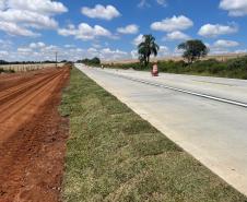 Restauração da PR-151 entre Ponta Grossa e Palmeira tem os primeiros quilômetros prontos