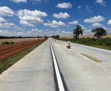 Restauração da PR-151 entre Ponta Grossa e Palmeira tem os primeiros quilômetros prontos