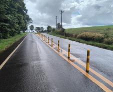  Rodovia entre São João e São Jorge d’Oeste recebe reforço de sinalização 
