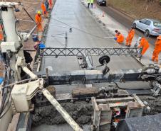 Começa obra de restauração em concreto de rodovias entre Nova Tebas e Pitanga