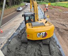 Começa obra de restauração em concreto de rodovias entre Nova Tebas e Pitanga