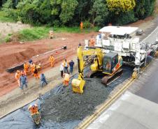 Começa obra de restauração em concreto de rodovias entre Nova Tebas e Pitanga