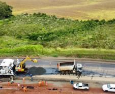 Começa obra de restauração em concreto de rodovias entre Nova Tebas e Pitanga