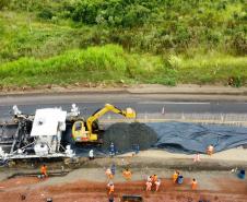 Começa obra de restauração em concreto de rodovias entre Nova Tebas e Pitanga