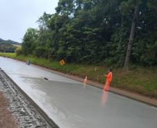 Começa obra de restauração em concreto de rodovias entre Nova Tebas e Pitanga