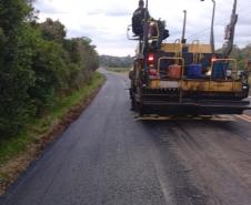 Rodovia de Foz do Jordão recebe melhorias na pista e nos acostamentos