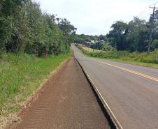 Rodovia de Foz do Jordão recebe melhorias na pista e nos acostamentos