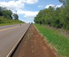 Rodovia de Foz do Jordão recebe melhorias na pista e nos acostamentos