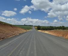Pavimentação de nova rodovia em Rebouças chega a 36% de execução