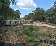 Pavimentação de nova rodovia em Rebouças chega a 36% de execução