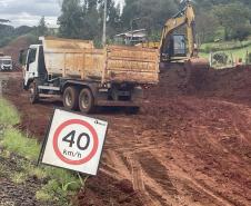  Duplicação em concreto da PRC-466 entre Turvo e Palmeirinha chega a 22,7% de execução 
