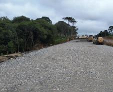  Duplicação em concreto da PRC-466 entre Turvo e Palmeirinha chega a 22,7% de execução 