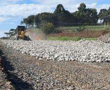  Duplicação em concreto da PRC-466 entre Turvo e Palmeirinha chega a 22,7% de execução 