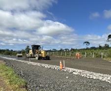 Duplicação em concreto da PRC-466 entre Turvo e Palmeirinha chega a 22,7% de execução 
