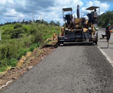  Duplicação em concreto da PRC-466 entre Turvo e Palmeirinha chega a 22,7% de execução 