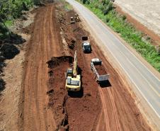Detonação de rocha interdita PRC-466 entre Pitanga e Turvo nesta quarta-feira
