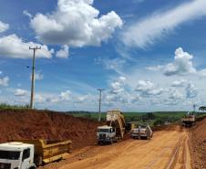 Duplicações em concreto da PRC-466 entre Pitanga e Palmeirinha tem novos bloqueios