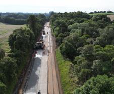 Restauração de rodovias entre Pitanga e Nova Tebas avança no primeiro mês de obras