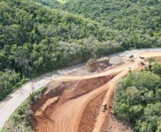Restauração de rodovias entre Pitanga e Nova Tebas avança no primeiro mês de obras