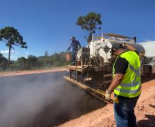 Pavimentação da PR-092 em Doutor Ulysses entra em nova etapa