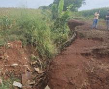 DER/PR vai corrigir erosão e melhorar drenagem de águas em rodovia de Ourizona